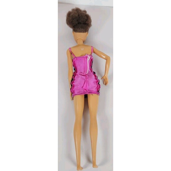 BARBIE YOU CAN BE ANYTHING curly Afro tight African American Doll GJL64 dress - Picture 6 of 6